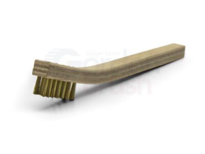 Brass Bristle and Plywood Handle Scratch Brush
